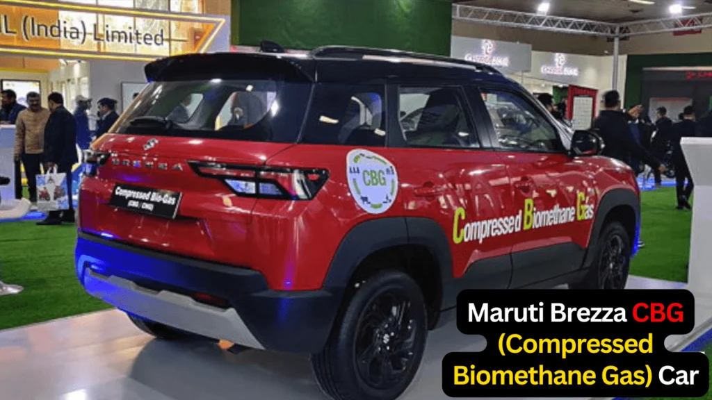 Maruti Brezza CBG Launch car in hindi 2024
Maruti Brezza CBG (Compressed Biomethane Gas)