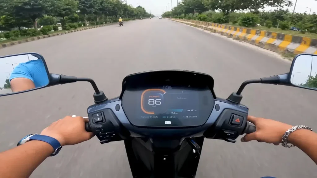 electric bike and electric scooter ride